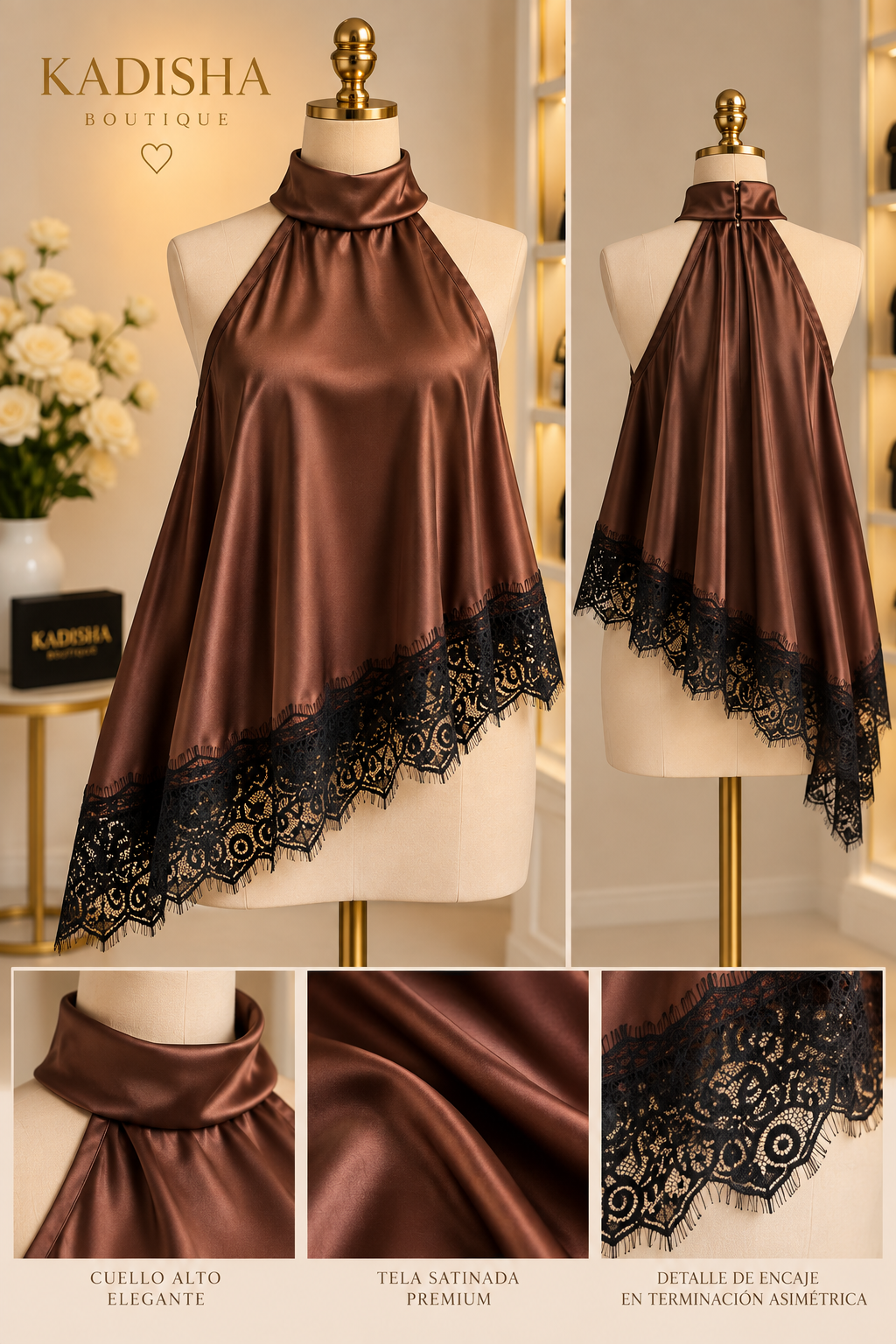 Mocha Silhouette Top