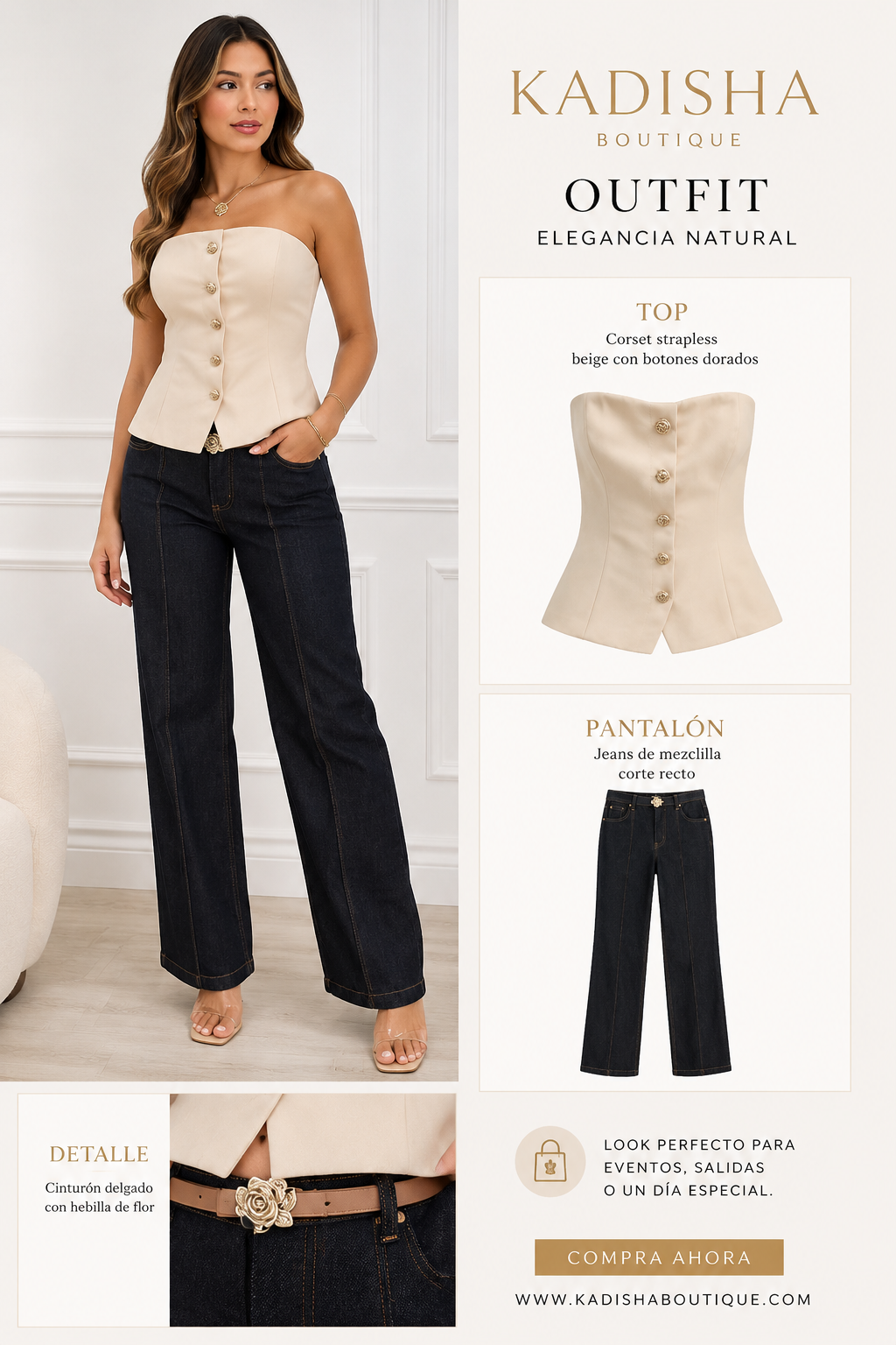 Staples Top – Ivory