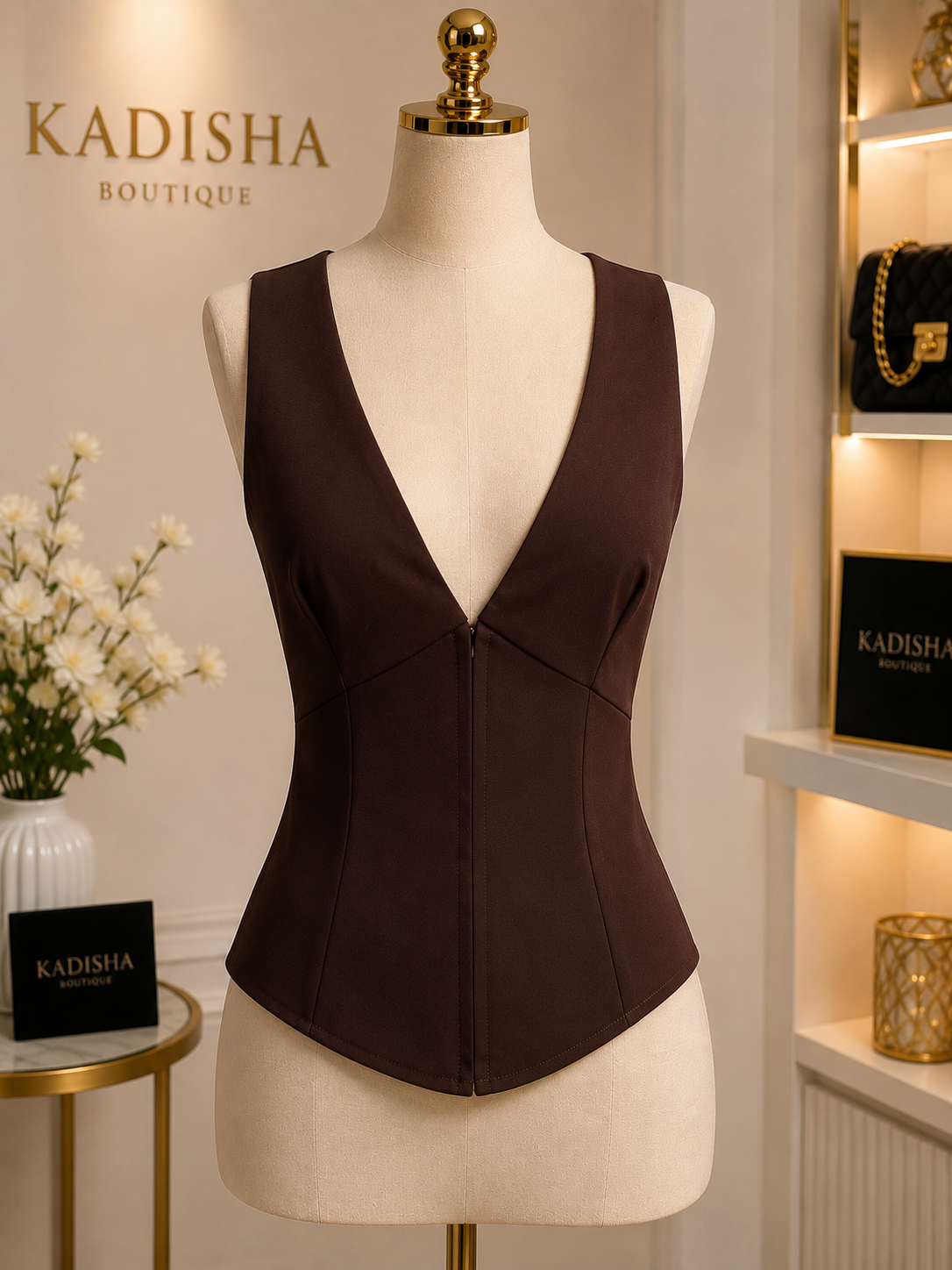 Mocha Luxe Top