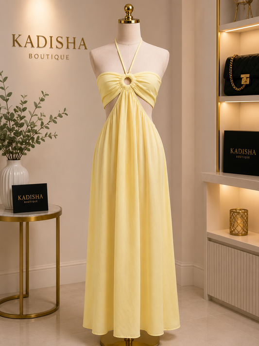 Golden Radiance Dress