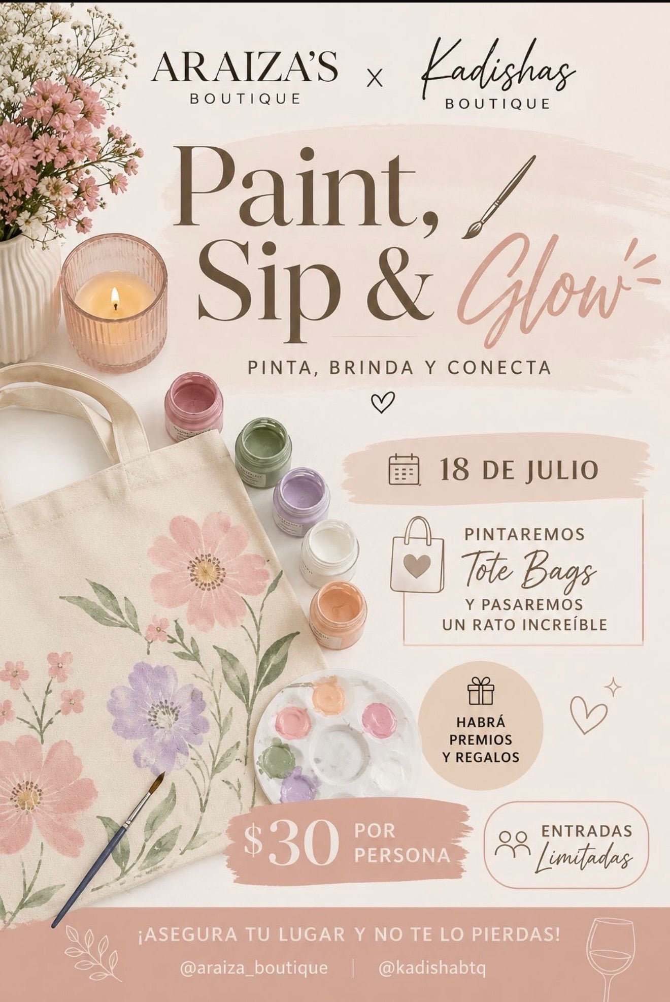 Paint, Sip & Glow July 18