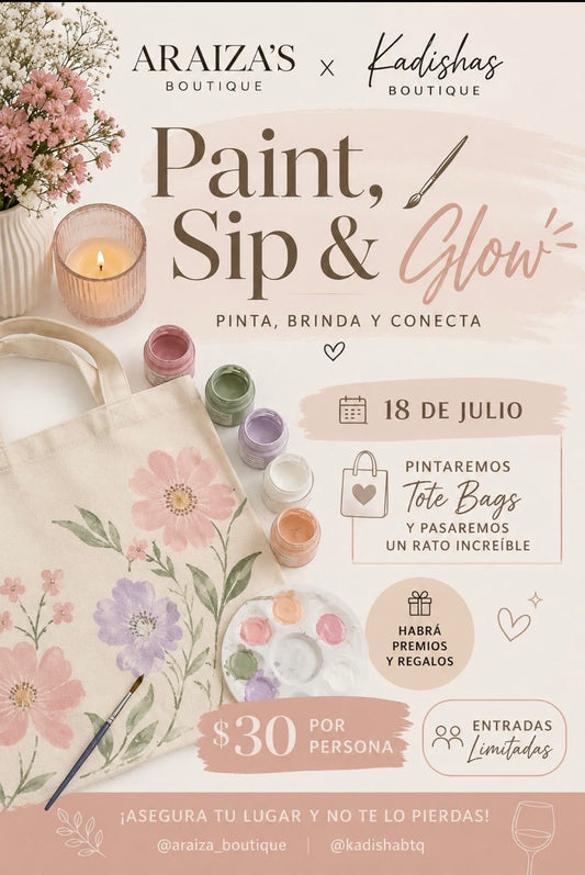 Paint, Sip & Glow July 18